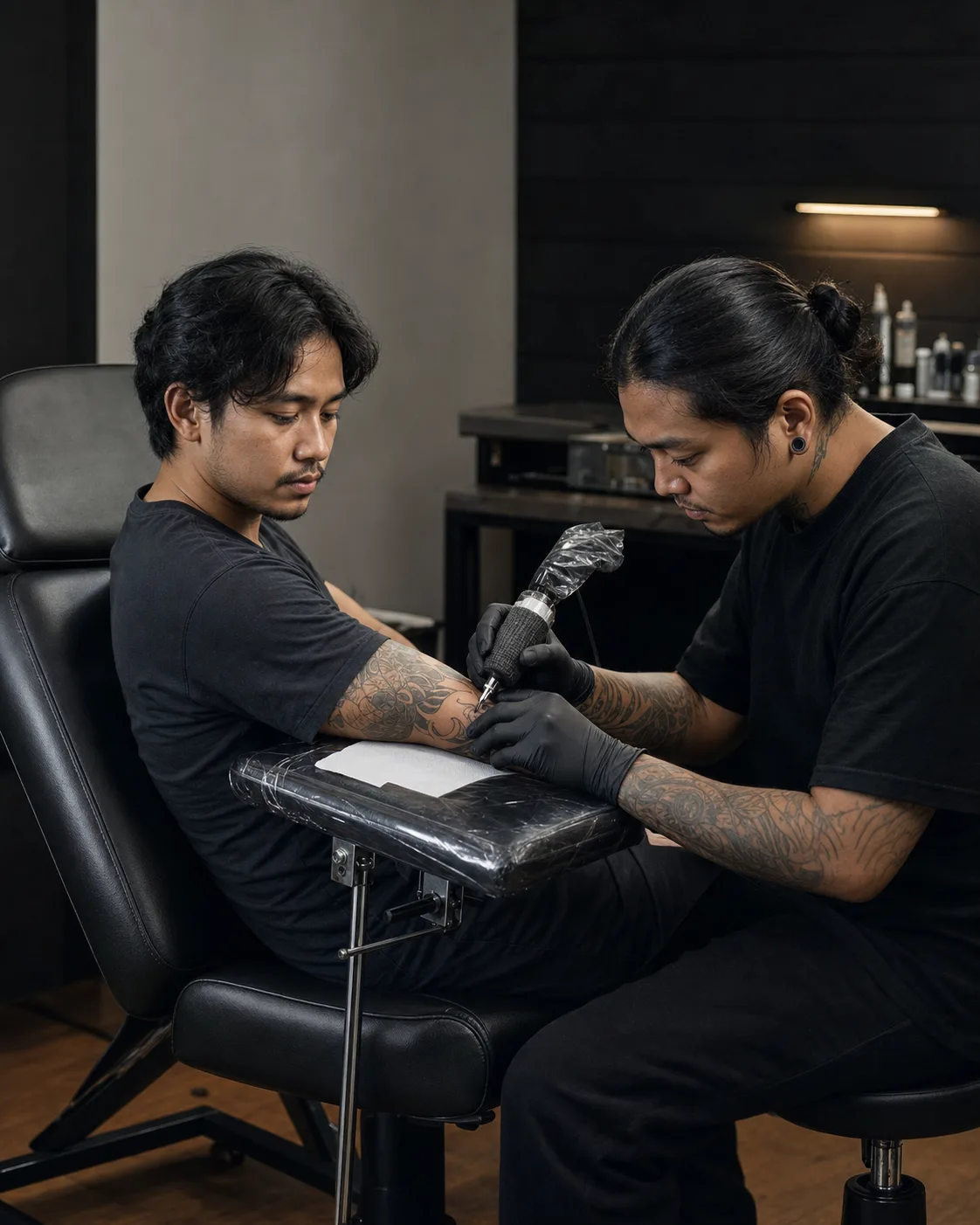 Studio / artist tattooing